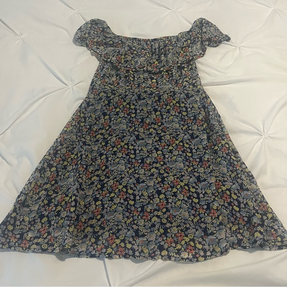 Speechless Floral Dress Multicolor XS